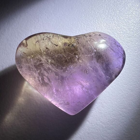 Amethyst Crystal Heart Carving‎ (5) - Picture 1 of 8